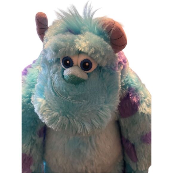 Disney Kids Blue Purple Sulley Monster Plush Doll Stuffed Toy - Picture 7 of 9